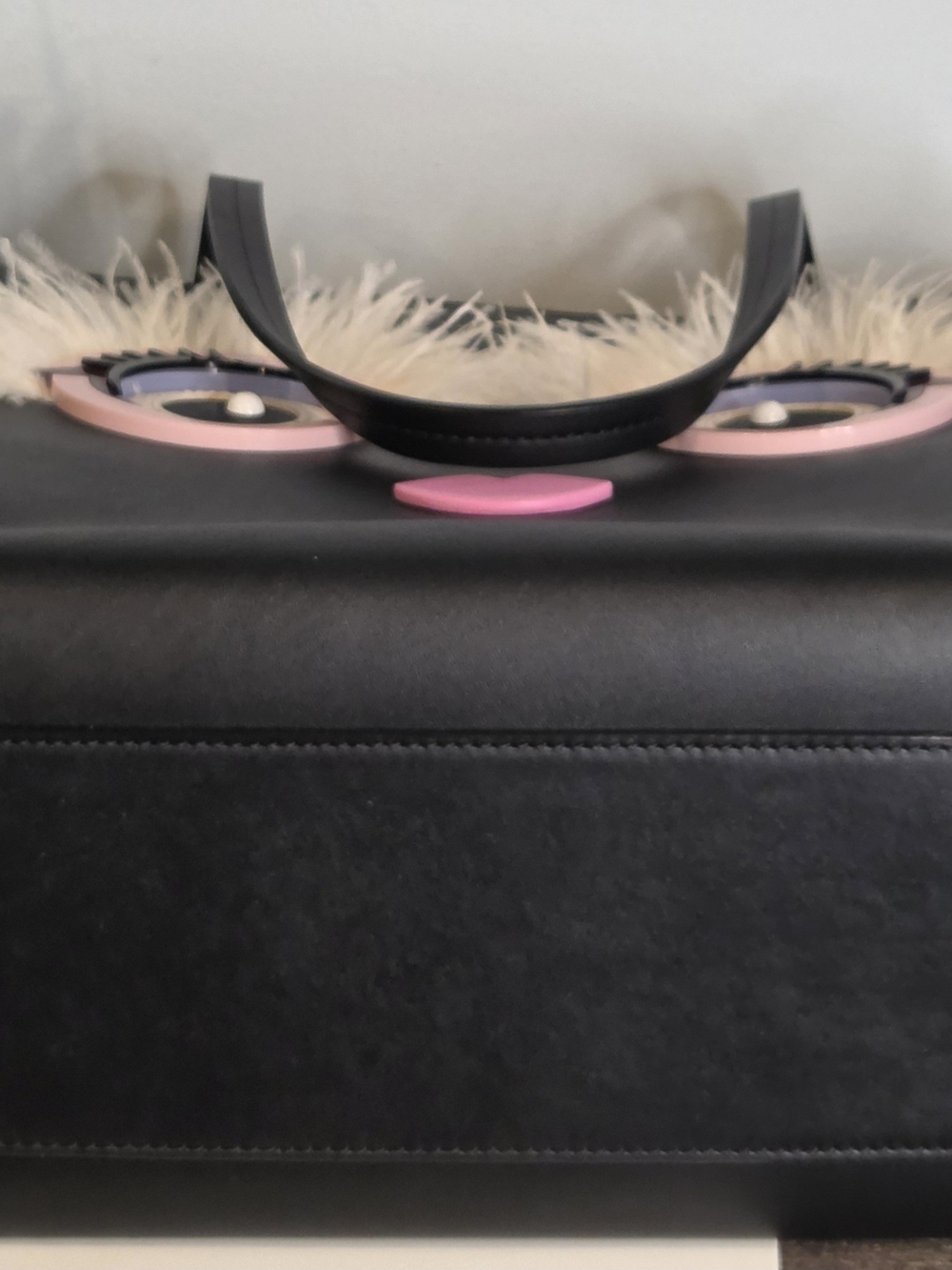 Kate Spade NY Imagination Monster Hallie Leather Tote Bag. - Picture 6 of 13